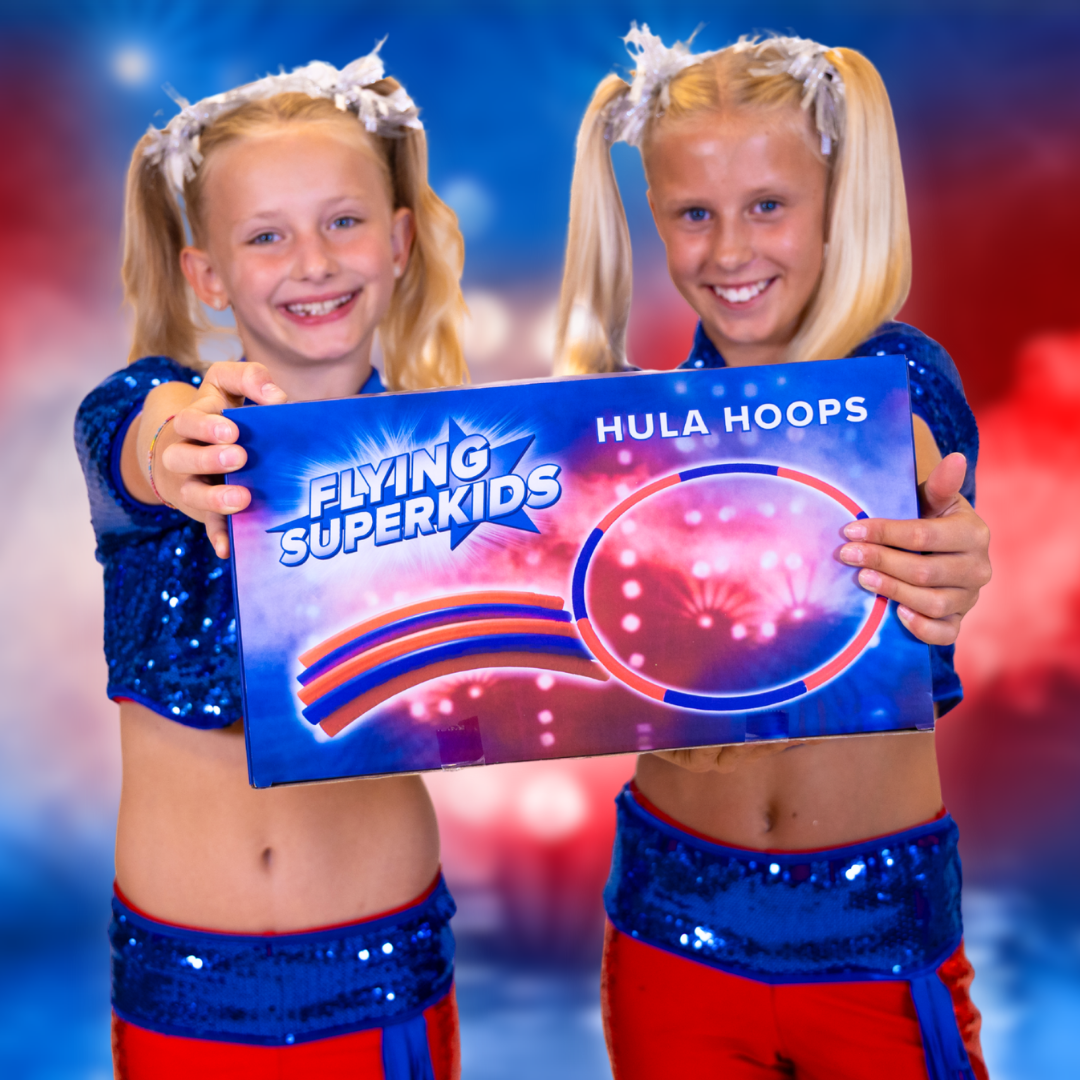 Flying Superkids Hulahopringe (3stk)